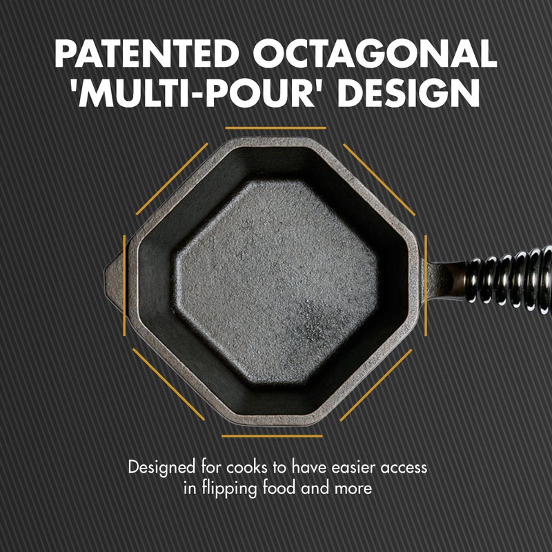 FINEX 1-Quart Cast Iron Sauce Pot, Modern Heirloom, Handcrafted in the USA, Pre-seasoned with Organic Flaxseed Oil - Image 5